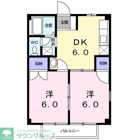 フレア12Aの物件間取画像